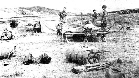 June 10, 1943, Souk Ahras, Algeria, last overnight bivouac before reaching Bizerte, Tunisia.