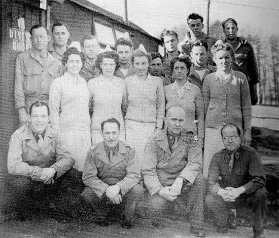 Another picture of Officers, Nurses, and some Enlisted Men of the Surgical Division, while being stationed in the United Kingdom.